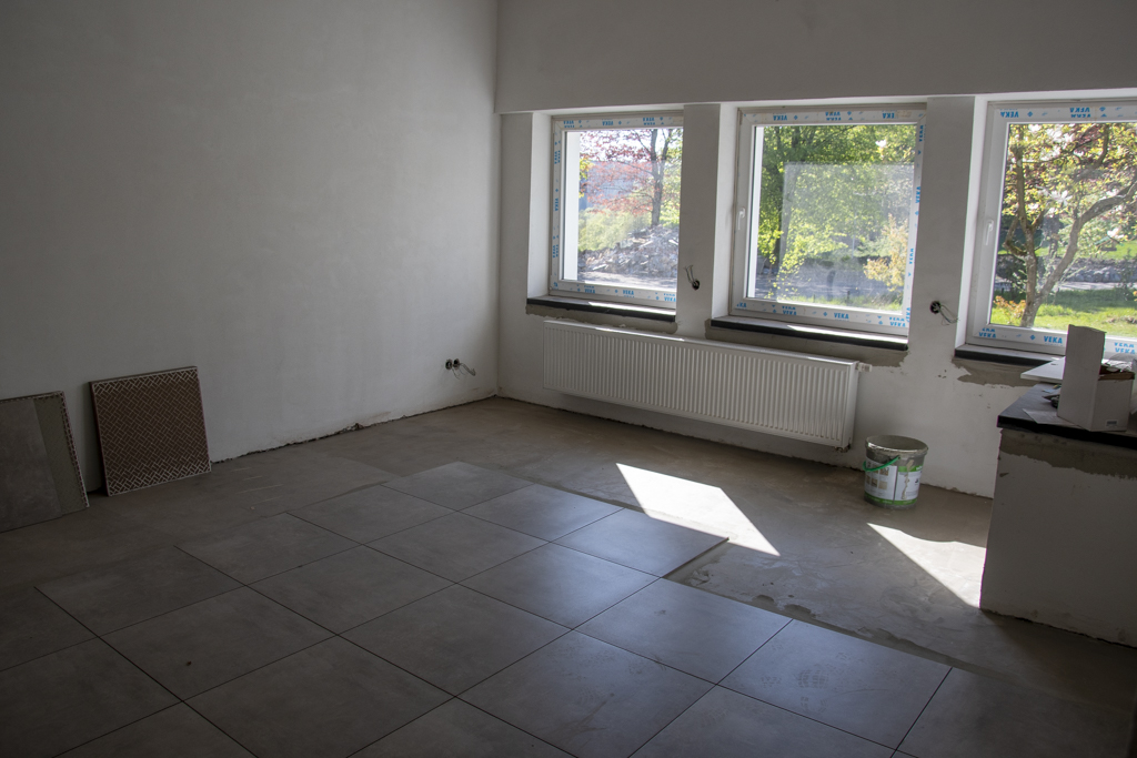 ehemalige Küche wird aktuell ausgebaut