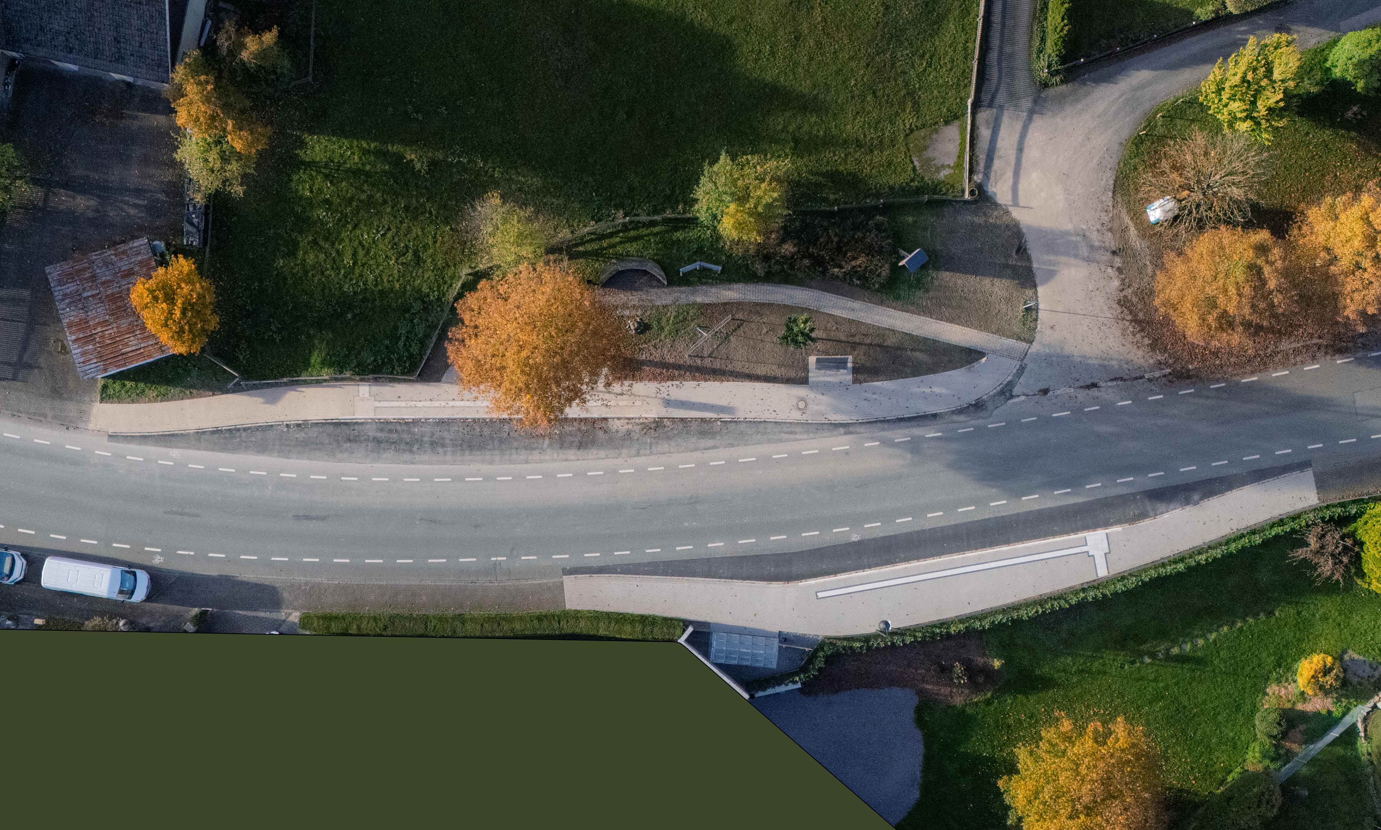 Barrierefreie Bushaltestelle Niedersalwey